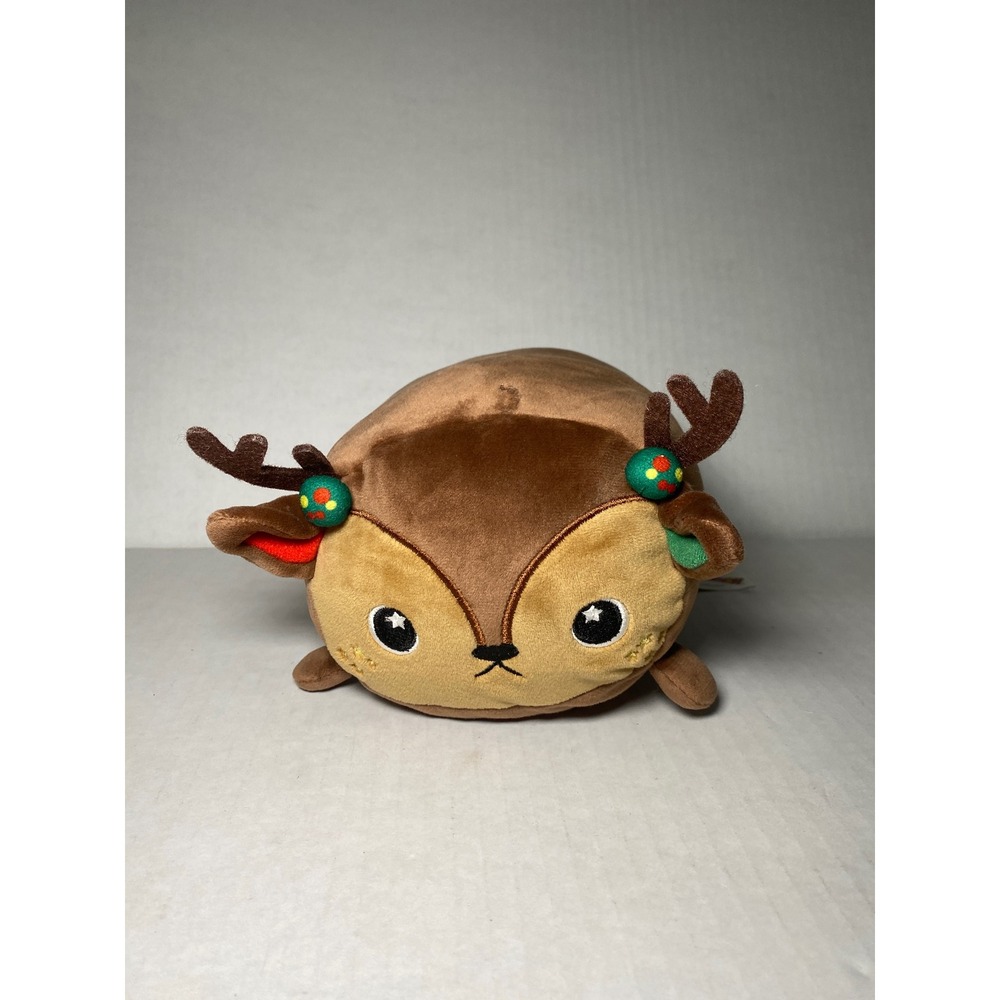 Moosh-Moosh Reindeer Plush 9 Inch Brown Holiday Deer Squishy Stuffed Animal‎